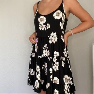 brandy melville flowy floral dress